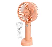 Handheld Fan - Portable Rechargeable Mini Fan | Quiet Desktop Cooling Fans