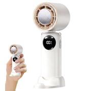 Handheld Fan Rechargeable 100 Speeds Quiet Bladeless Powerful 13000 RPM