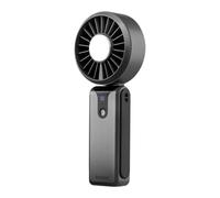 Handheld Fan Rechargeable - 3600mah Personal Cooler, 10 Speed Airflow, Foldable Digital Display | Portable Cooling Accessory For Camping Hiking Picnic Beach Vacation Outdoor Concert Sports Fitness Com