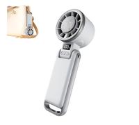 Handheld Fan Rechargeable | 4000mAh Foldable Blowing Device This personal fan recharges quickly to blow a breeze for personal comfort. Ideal for vacation, camping, hiking, backpacking, beach days, pic