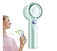 Handheld Fan Rechargeable - 5.91x2.4x1.65 in Desk Handheld Cooling Portable Fan | Battery Operated Quiet Cool Gadgets | Air Cooler for Travel Accessories Hiking Outdoor Bedroom