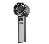 Handheld Fan Rechargeable - ABS 16x5.8x5.5cm | Small Portable High-Speed 100 Gear Digital Display Fan, Quiet Air Cooler | Battery Powered Cooling Fans For Travel Camping Outdoor Home Use