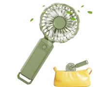 Handheld Fan Rechargeable - Low Noise Lightweight Cooler, Mini Personal Fan