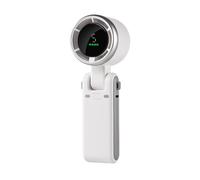 Handheld Fan, Usb Folding Pocket Cooler, 5 Speed Wind Control, Interactive Rechargeable Compact Air Circulator, Ideal for Outdoor Travel, Commuting, and Everyday Activities 6.89x2.44x2.17 Inches