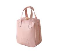 Handheld Girlish Heart Cosmetic Bag, Premium Makeup Bag, Portable Toiletry Comsmetics Bag, Large Capacity Travel Cosmetic Bag (Pink)