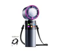 Handheld Ice Fan 199 Speeds 3 In 1 Foldable USB Rechargeable With Display