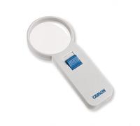 Lupa de Mano Carson con iluminación LED de 2,5» y 5 aumentos, Lupa aesférica portátil para aficiones, Arte, Manualidades, Ayuda a la Lectura, degeneración Macular, Baja visión (SV-50)