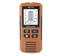 Handheld Metal Detector Multifunctional Wall Scanner with High Sensitivity for Accurate Positioning of Wires Pipes and Studs in Walls (Red)(Yellow)