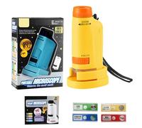 Handheld Microscope with 60x-120x Magnification, LED Lighted Portable