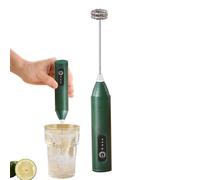 Handheld Milk Frother - Coffee Frother Handheld | Stainless Steel Electric Whisk - Portable Battery-Operated Coffee Frotheer for Lattes, Protein Shakes - Ergonomic, Compact, Easy to Clean