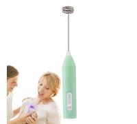 Handheld Milk Frother - Coffee Frother Handheld | Stainless Steel Electric Whisk - Portable Battery-Operated Coffee Frotheer for Lattes, Protein Shakes - Ergonomic, Compact, Easy to Clean