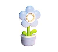 Handheld Mini Portable Fan, 3 Speed Wind Blower Device, Compact Size USB Rechargeable Fan, ABS Material Flower Pot Design, Cute Desktop Personal Cooling Gadget, for Kids Students Bedroom Outdoor Use