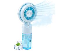 Handheld Misting Fan - Portable Water Spray Fan | Mini USB Rechargeable Hum
