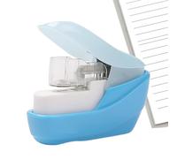 Handheld Paper Fastening Device, Portable Binding Tool, Safe Paper Crimping Stapler, Compact Office Binding Tool for Children Home Business Arts Office School Classroom Desk Hospital Document