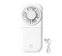 Handheld Personal Fan - 16.9x7.9x2.8cm Foldable Rechargeable Wind Blower