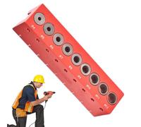 Handheld Pocket Precision 45 Degree Hole Drilling Jig - Dowelling Jig Locator Template Block - For Woodworkers, DIY Enthusiasts, Professionals, Builder