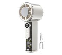 Handheld Portable Fan - 5000mAh USB Rechargeable with Lanyard 100 Speeds