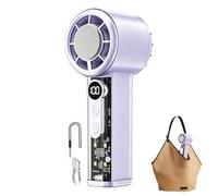 Handheld Portable Fan - 5000mAh USB Rechargeable with Lanyard 100 Speeds