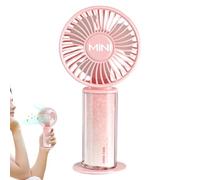 Handheld Portable Fan - USB recargable Cooling Tool for Powered Device | 3 Speed Adjustable with Settings, Personal Mini Air Circulator for Travel, Outdoor Camping Office Desk Use, 17 x 8,3 x 5,2 cm