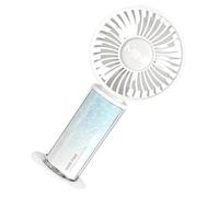 Handheld Portable Fan - USB recargable Cooling Tool for Powered Device | 3 Speed Adjustable with Settings, Personal Mini Air Circulator for Travel, Outdoor Camping Office Desk Use, 17 x 8,3 x 5,2 cm