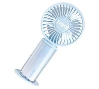 Handheld Portable Fan - USB recargable Cooling Tool for Powered Device | 3 Speed Adjustable with Settings, Personal Mini Air Circulator for Travel, Outdoor Camping Office Desk Use, 17 x 8,3 x 5,2 cm
