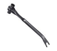 Handheld Ratchet Wrench, Multi Function Steel Tools, Nail Remover Lever, Rivet Tack Lifter, Mechanical Extractor for Carpet, Flooring, Upholstery, Garages, Homes, Workshop, 34.5/6.5/4 Inches