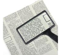 Handheld Reading Magnifying Glass - Rectangular Page Magnifier | Model 8402
