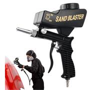 Handheld Sandblasting Power Sander, Portable Rust Remover, Paint Stripping Tool, 17x28cm Industrial Equipment for Metal Restoration, Wood Polishing, Varnish Removal, Furniture