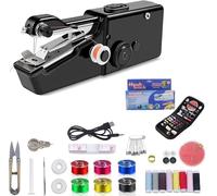 Handheld Sewing Machine, Pureutil Mini Handheld Sewing Machine, Mini Portable Kits for Quick Stitching and Home DIY, Travel,Easy to use (black)