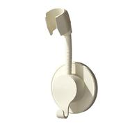 Handheld Shower Head Holder - Rotatable No Drill, Ergonomic Adjustable Wand, Stand Bracket For Apartment, Top Performance Plumbing Category, Silver Chrome Finish