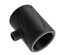 Handheld Shower Head, Spiral Massager Design, 15x2.56 Inches Coarse Hole Water Flow Sprayer, High Pressure Bathroom Fixture, Relaxing Bath Finish for Daily Use, Home Use for Spa Style Shower
