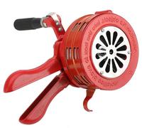 Handheld Siren,Hand Crank Alarm Siren,Foldable Portability,No Power Required, Manual Operation,For Factories Schools Coast Guards, HUANGHAIQIU