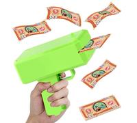 Handheld Spray Cash - Make It Rain Toy Shooter | Máquina De Dinero | 5.51x2.36x5.31 Pulgadas, Abdominales + Componentes Electrónicos Cañón De Efectivo, Billetes De Billetes Lo Hacen Juguete De Lluvia,