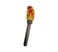 Handheld Torch Props LED Lights, Realistic Flame Torch for Games Sports Competition Theme Halloween Christmas
