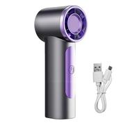 Handheld Wind Fan, Personal Ventilator, Strong Wind Quiet Airflow, Portable Breeze Device, Travel Accessory, Compact Ideal for Makeup, Weddings, Sports, and Outdoor Use