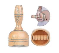 Handheld Wood Swedish with Roller Wooden Therapy Massage S Lymphatic Drainage Massager Body Sculpting Tool for Maderoterapia Colombiana, Anti-c