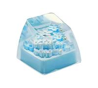 Handicraftsman - Teclas de flores negras semitransparentes, resistentes al desgaste, accesorios de cambio mecánico, fácil instalación, teclas de colofonia oscurecidas con luz