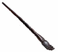 Handicraftviet - Varita de Mago de Madera de 15 Pulgadas, Varita mágica de Madera Real, Varita de Bruja para colección, Regalo mágico para Halloween, Navidad y Fiesta de cumpleaños