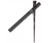 Handicraftviet Varita mágica de Madera Tallada a Mano, Varita mágica de Magos de 15 Pulgadas para Cosplay Coleccionable/Regalo mágico para niños y Adultos en Halloween, Navidad y Fiesta de cumpleaños