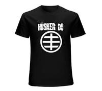 HANDINGMIAO Husker Du 'Circle Logo' Mens T-Shirt Size M