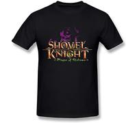 HANDINGMIAO Men's Shovel Knight Plague of Shadows Press Kit T Shirt Size L