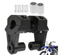 Handle Bar Risers,Heightening Clamp Riser - Accesorios antivibración, para motocicletas, para crucero, invierno, Riding Adventure Touring ATV