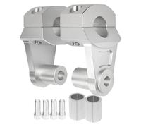 Handle Bar Risers,Heightening Clamp Riser - Accesorios antivibración, para motocicletas, para crucero, invierno, Riding Adventure Touring ATV
