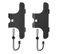 Handle Grip Lanyard Set para Nintendo Switch2, 2 piezas de accesorios para juegos de consola para mejorar el agarre y el control (negro)