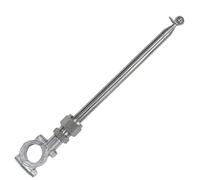 Handlebar Flagpole, Motorcycle Flagpole Accessories, Telescopic Flagpole, Aluminum Flagpole Mount, Motorcycle Flagpole Mount with Aluminum Clasp for City Commuting and Outdoor Adventures