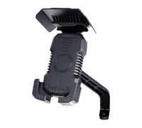 Handlebar Phone Cradle - 1.5-3 cm ABS, Scooter Cell Mount, Adjustable | Stable, Sunshade Phone Grip, Universal Bike Clamp For Bicycle, Motorcycle, Cell Phones, Electric Vehicle, Scooter, Handlebar