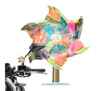 Handlebar Pinwheel Decoración | No necesita soporte de batería, Electric Scooter LED Rotating Windmill,Comfortable Touch Riding Equipment for Motorcycle, Home and Car Dashboard