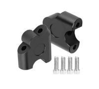 Handlebar Riser , 2pcs 22mm Universal Motorcycle Handlebar Bar Grip Rear Handlebar Clamp Move Mount Adapter(black) Tw