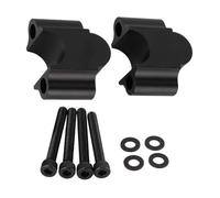 Handlebar Riser Universal Motorcycle 7/8" 22mm Aluminum Alloy Black for Bike ATV Dirt Cruiser