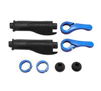 Handlebo de bicicleta Apreta de goma de goma de buey para bicicletas de montaña (Azul)